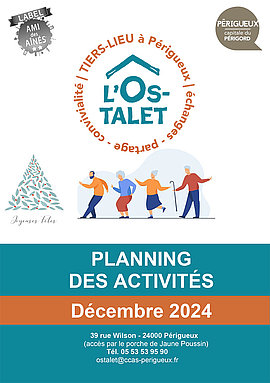 Lire la suite : Programme de l'Ostalet - décembre 2024