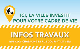 Lire la suite : Travaux rue Clos-Chassaing et rue Sem