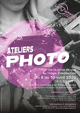 Lire la suite : Atelier photos : de la prise de vue au tirage d’exposition (Centre culturel de la Visitation)