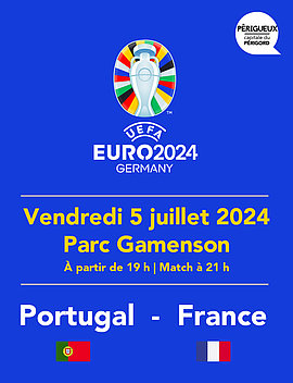 Lire la suite : Euro 2024 : Portugal - France au parc Gamenson
