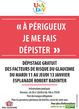 Lire la suite : Le bus du glaucome à Périgueux du 11 au 13 janvier