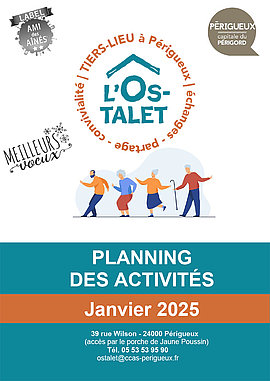 Lire la suite : Programme de l'Ostalet - janvier 2025