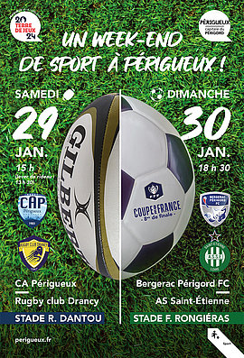 Lire la suite : 29 et 30 janvier : un week-end de sport à Périgueux