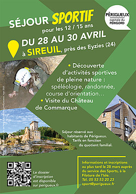 Lire la suite : Un séjour à Sireuil pour les 12/15 ans du 28 au 30 avril