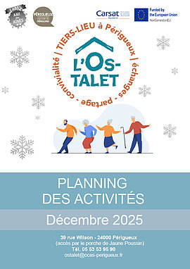 Lire la suite : L'Ostalet / ateliers du Jaune poussin - décembre 2025