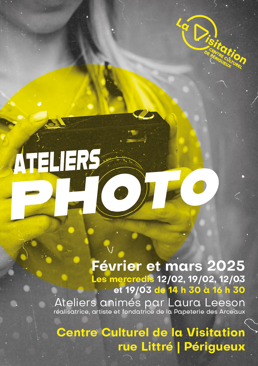 Découvrir : Atelier photo (cycle trimestriel – 2/4) (Centre culturel de la Visitation)