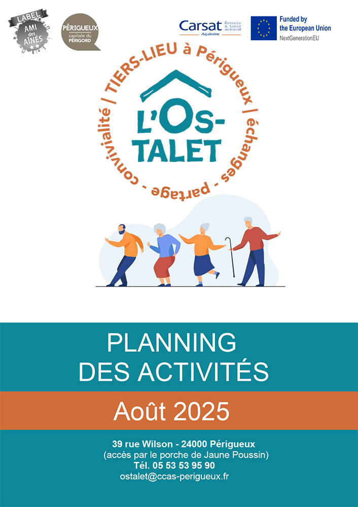 Découvrir : Programme de l'Ostalet - août 2025