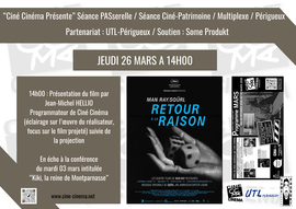 Lire la suite : Ciné-Patrimoine : Retour à la raison de Man Ray