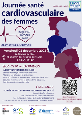 Lire la suite : Journée “Santé cardiovasculaire des femmes”