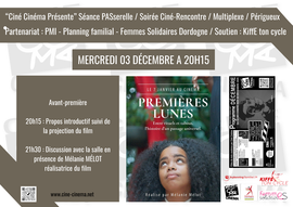 Lire la suite : Soirée Ciné-Rencontre : Premières lunes de Mélanie Mélot