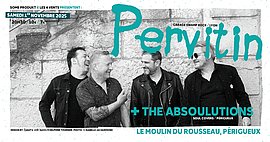 Lire la suite : Concerts PERVITIN + THE ABSOULUTIONS
