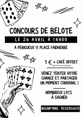 Lire la suite : Concours de belote