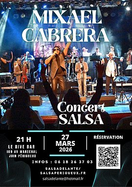 Lire la suite : concert SALSA MIXAEL CABRERA
