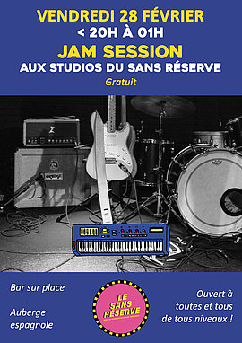 Lire la suite : Jam session aux studios du Sans Réserve