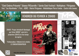 Lire la suite : Soirée Ciné-Festival : Mad Max de George Miller
