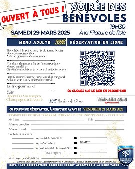 Lire la suite : Soirée des bénévoles du District de Football de la Dordogne