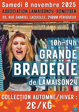 Lire la suite : Grande braderie de La Maison 24