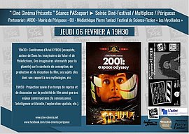 Lire la suite : Projection du film : 2001 : l’odyssée de l’espace de Stanley Kubrick