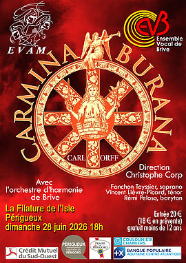 Lire la suite : Concert CARMINA BURANA de l’EVAM