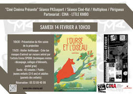 Lire la suite : Séance Ciné-Kid : L’Ourse et l’oiseau (Collectif)