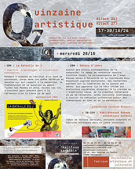 Lire la suite : [GRATUIT] Journée artistique et culturelle à Rouletabille (Bibliothèque Nomade, “La Bataille du J”, débat d’idées, etc)