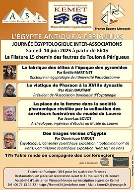 Lire la suite : L'Egypte Ancienne à Périgueux