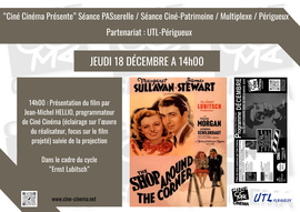 Lire la suite : Séance Ciné-Patrimoine : Rendez-vous (The Shop Around the Corner) d’Ernst Lubitsch