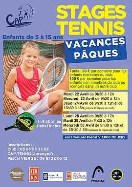 Lire la suite : STAGES DE TENNIS JEUNES