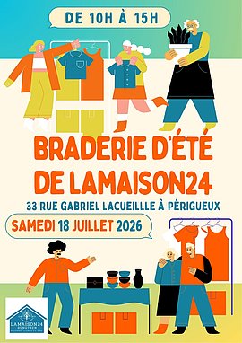Lire la suite : Braderie d'été de La Maison 24
