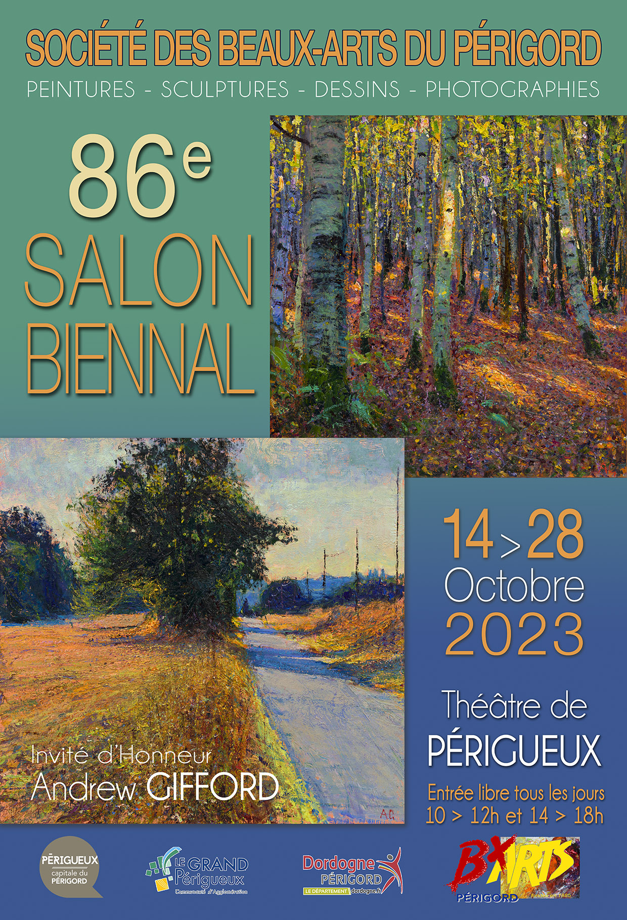 Découvrir : 86eme Salon Biennal de la Sté des Beaux-Arts du Périgord