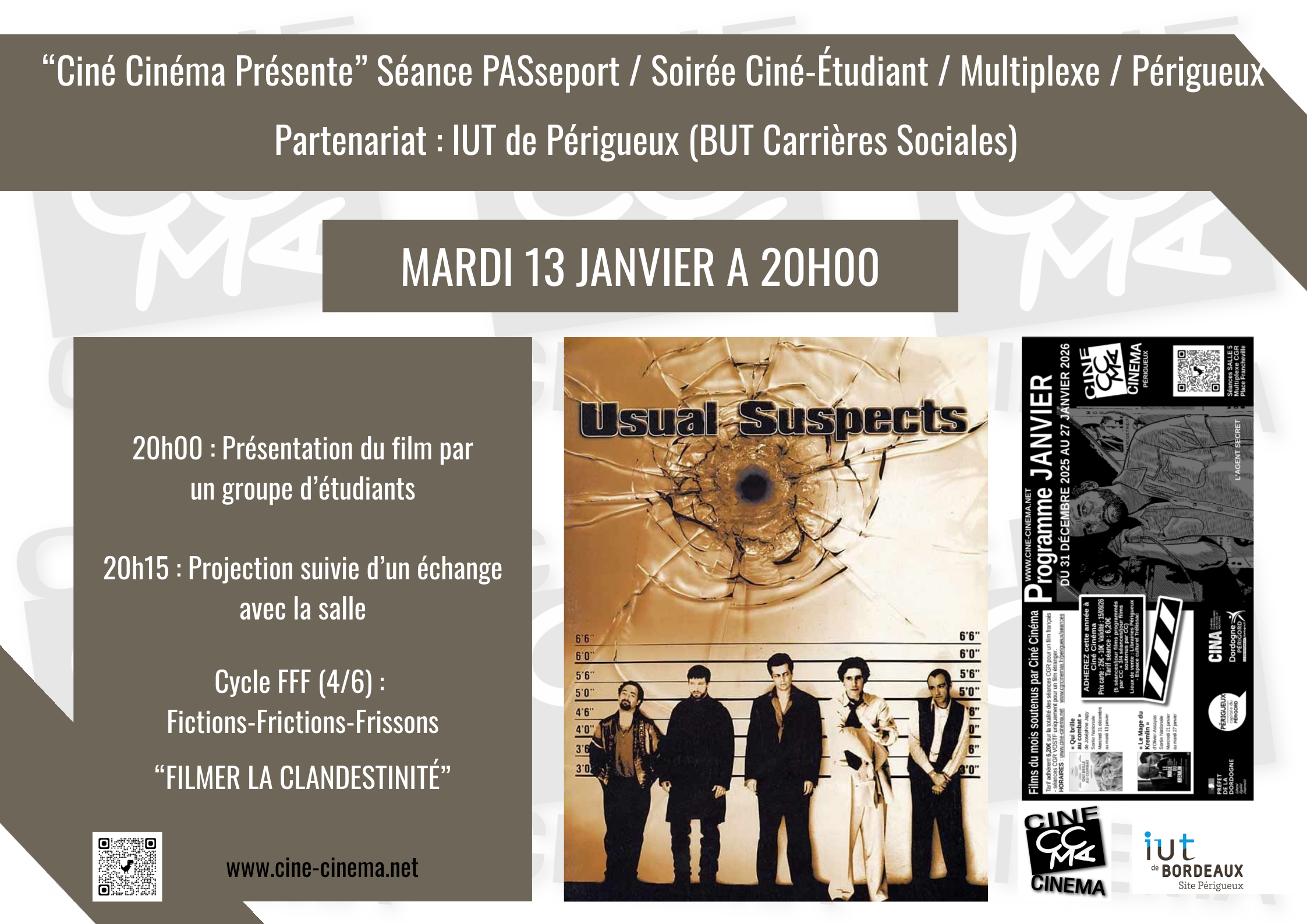 Découvrir : Ciné-Étudiant : Usual Suspects de Brian Singer