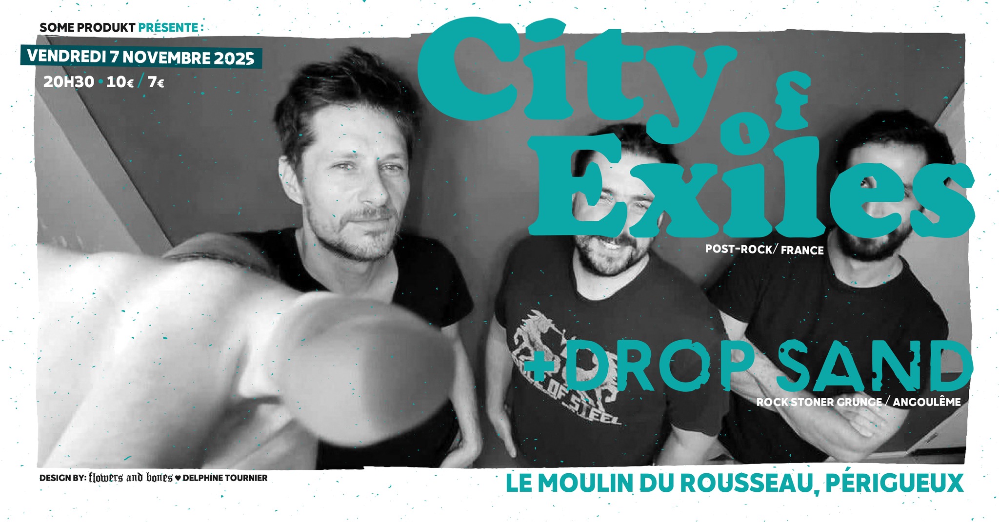 Découvrir : Concerts CITY OF EXILES + DROP SAND