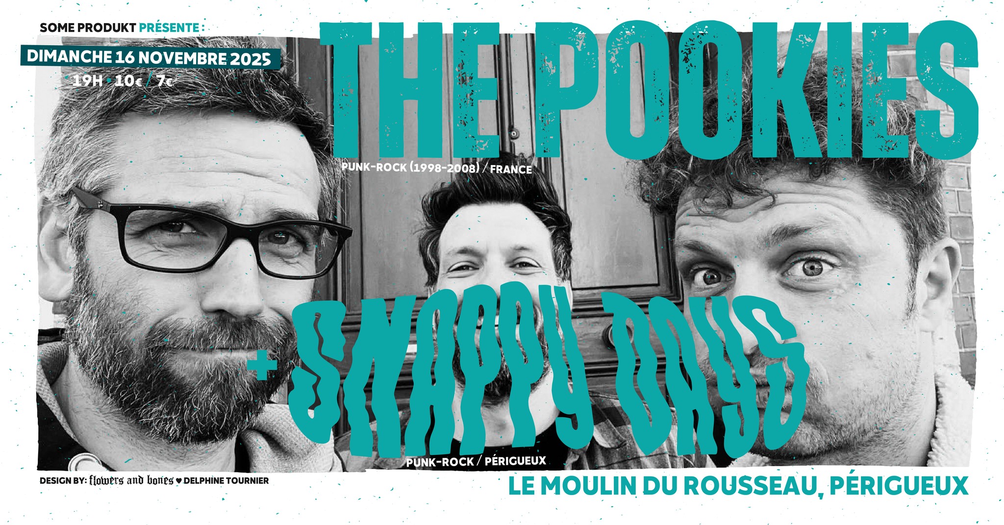 Découvrir : Concerts THE POOKIES + SNAPPY DAYS